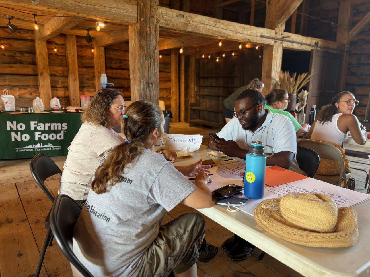 Farmers and Schools meet and greet at Mabee Historic Farm